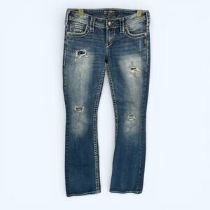 Silver Jean Co Pioneer Low Rise Boot Cut Women's Jeans size 27x33 (28x32)